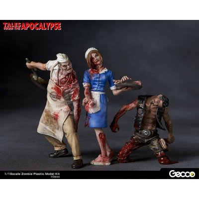 Photo18: Tales from the Apocalypse, The Waitress - 1/16 Scale Zombie Plastic Model Kit (Japanese package box)