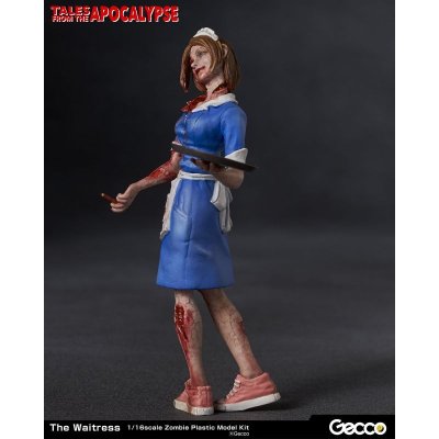 Photo5: Tales from the Apocalypse, The Waitress - 1/16 Scale Zombie Plastic Model Kit (Japanese package box)