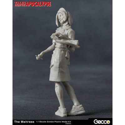 Photo16: Tales from the Apocalypse, The Waitress - 1/16 Scale Zombie Plastic Model Kit (Japanese package box)