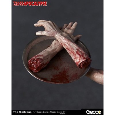 Photo12: Tales from the Apocalypse, The Waitress - 1/16 Scale Zombie Plastic Model Kit (Japanese package box)