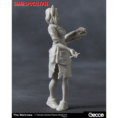 Photo14: Tales from the Apocalypse, The Waitress - 1/16 Scale Zombie Plastic Model Kit (Japanese package box)