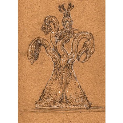 Photo20: Paul Komoda's Cthulhu "Great Race of Yith" Non-scale Resin Model Kit