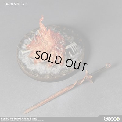 Photo13: DARK SOULS III, Bonfire 1/6 Scale Light-up Statue