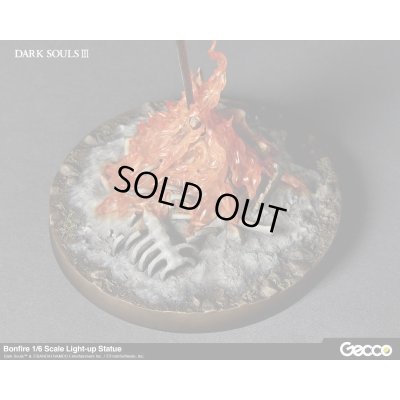 Photo12: DARK SOULS III, Bonfire 1/6 Scale Light-up Statue