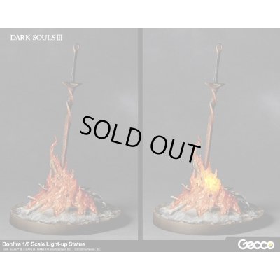 Photo14: DARK SOULS III, Bonfire 1/6 Scale Light-up Statue