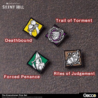 Photo1: SILENT HILL × Dead by Daylight Pins Collection, The Executioner Set