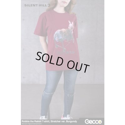 Photo17: SILENT HILL 3/ Robbie the Rabbit T-Shirt, Stretcher ver. (Color: Burgundy)