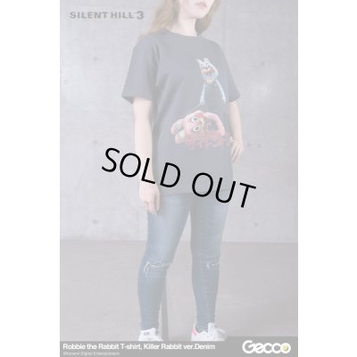 Photo11: SILENT HILL 3/ Robbie the Rabbit T-Shirt, Killer Rabbit ver. (Color: Denim)