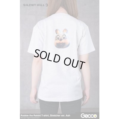 Photo7: SILENT HILL 3/ Robbie the Rabbit T-Shirt, Stretcher ver. (Color: Ash)