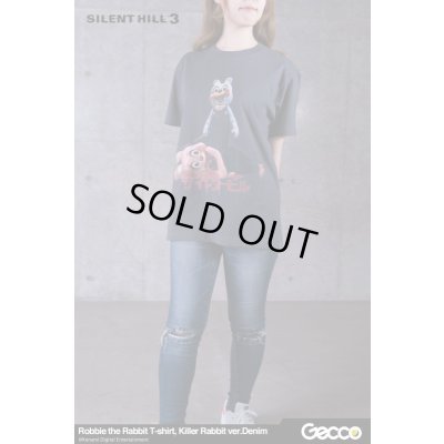 Photo15: SILENT HILL 3/ Robbie the Rabbit T-Shirt, Killer Rabbit ver. (Color: Denim)