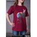 Photo7: SILENT HILL 3/ Robbie the Rabbit T-Shirt, Stretcher ver. (Color: Burgundy)