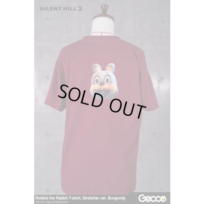 Photo11: SILENT HILL 3/ Robbie the Rabbit T-Shirt, Stretcher ver. (Color: Burgundy)