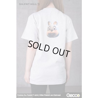 Photo5: SILENT HILL 3/ Robbie the Rabbit T-Shirt, Killer Rabbit ver. (Color: Oatmeal)