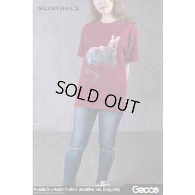 Photo18: SILENT HILL 3/ Robbie the Rabbit T-Shirt, Stretcher ver. (Color: Burgundy)