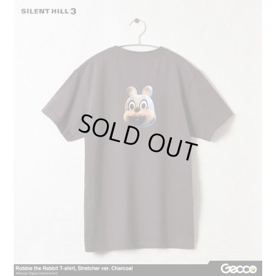 Photo15: SILENT HILL 3/ Robbie the Rabbit T-Shirt, Stretcher ver. (Color: Charcoal)