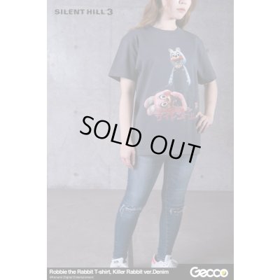 Photo12: SILENT HILL 3/ Robbie the Rabbit T-Shirt, Killer Rabbit ver. (Color: Denim)
