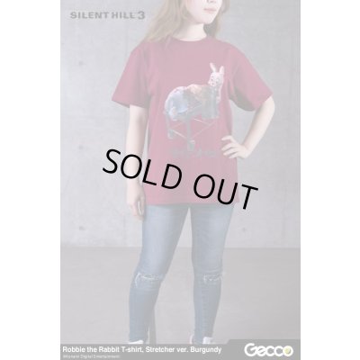Photo12: SILENT HILL 3/ Robbie the Rabbit T-Shirt, Stretcher ver. (Color: Burgundy)