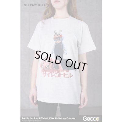 Photo4: SILENT HILL 3/ Robbie the Rabbit T-Shirt, Killer Rabbit ver. (Color: Oatmeal)