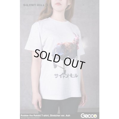 Photo3: SILENT HILL 3/ Robbie the Rabbit T-Shirt, Stretcher ver. (Color: Ash)