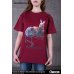 Photo4: SILENT HILL 3/ Robbie the Rabbit T-Shirt, Stretcher ver. (Color: Burgundy)