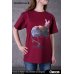 Photo3: SILENT HILL 3/ Robbie the Rabbit T-Shirt, Stretcher ver. (Color: Burgundy)