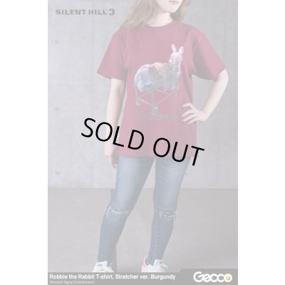 Photo13: SILENT HILL 3/ Robbie the Rabbit T-Shirt, Stretcher ver. (Color: Burgundy)