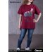 Photo13: SILENT HILL 3/ Robbie the Rabbit T-Shirt, Stretcher ver. (Color: Burgundy)