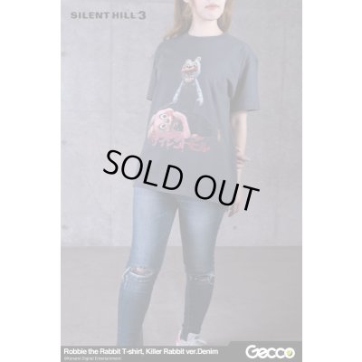 Photo16: SILENT HILL 3/ Robbie the Rabbit T-Shirt, Killer Rabbit ver. (Color: Denim)
