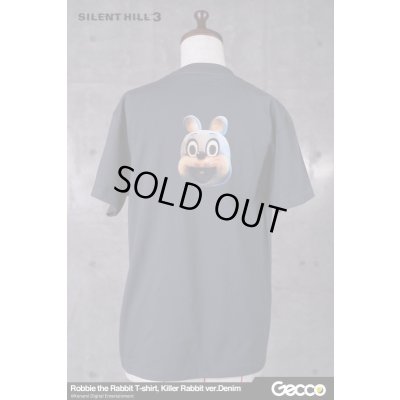 Photo10: SILENT HILL 3/ Robbie the Rabbit T-Shirt, Killer Rabbit ver. (Color: Denim)