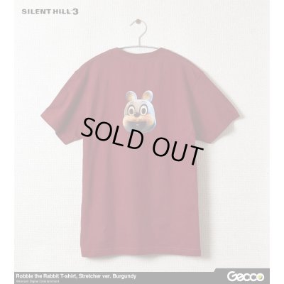 Photo20: SILENT HILL 3/ Robbie the Rabbit T-Shirt, Stretcher ver. (Color: Burgundy)