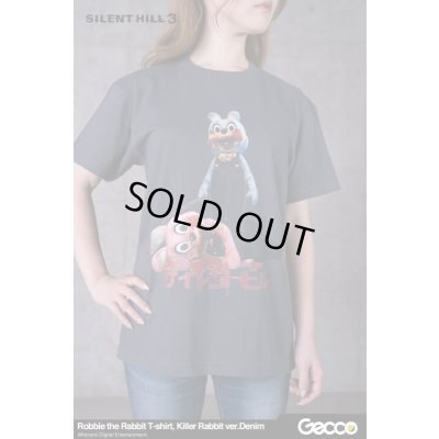 Photo7: SILENT HILL 3/ Robbie the Rabbit T-Shirt, Killer Rabbit ver. (Color: Denim)
