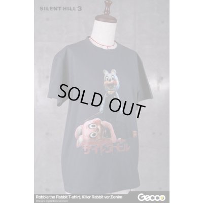 Photo9: SILENT HILL 3/ Robbie the Rabbit T-Shirt, Killer Rabbit ver. (Color: Denim)