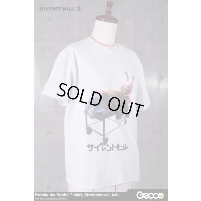 Photo9: SILENT HILL 3/ Robbie the Rabbit T-Shirt, Stretcher ver. (Color: Ash)