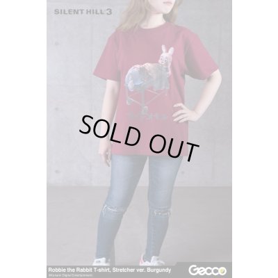 Photo14: SILENT HILL 3/ Robbie the Rabbit T-Shirt, Stretcher ver. (Color: Burgundy)
