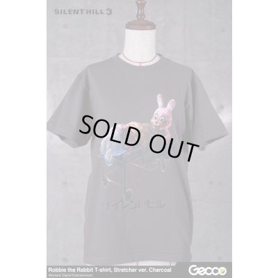 Photo9: SILENT HILL 3/ Robbie the Rabbit T-Shirt, Stretcher ver. (Color: Charcoal)