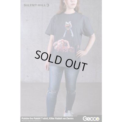 Photo14: SILENT HILL 3/ Robbie the Rabbit T-Shirt, Killer Rabbit ver. (Color: Denim)