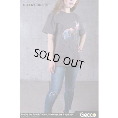 Photo11: SILENT HILL 3/ Robbie the Rabbit T-Shirt, Stretcher ver. (Color: Charcoal)