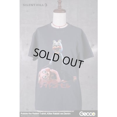 Photo8: SILENT HILL 3/ Robbie the Rabbit T-Shirt, Killer Rabbit ver. (Color: Denim)