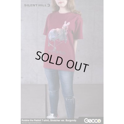 Photo19: SILENT HILL 3/ Robbie the Rabbit T-Shirt, Stretcher ver. (Color: Burgundy)