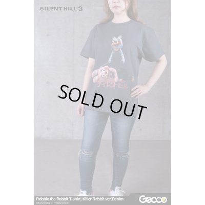 Photo13: SILENT HILL 3/ Robbie the Rabbit T-Shirt, Killer Rabbit ver. (Color: Denim)