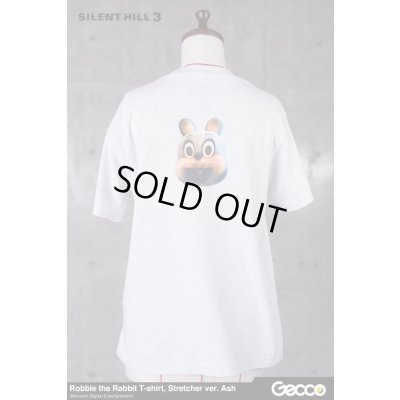 Photo10: SILENT HILL 3/ Robbie the Rabbit T-Shirt, Stretcher ver. (Color: Ash)