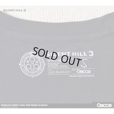 Photo18: SILENT HILL 3/ Robbie the Rabbit T-Shirt, Killer Rabbit ver. (Color: Denim)