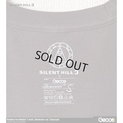 Photo16: SILENT HILL 3/ Robbie the Rabbit T-Shirt, Stretcher ver. (Color: Charcoal)
