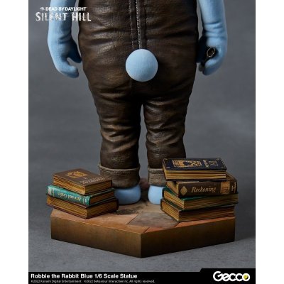 Photo13: SILENT HILL x Dead by Daylight, Robbie the Rabbit Blue 1/6 Scale Statue