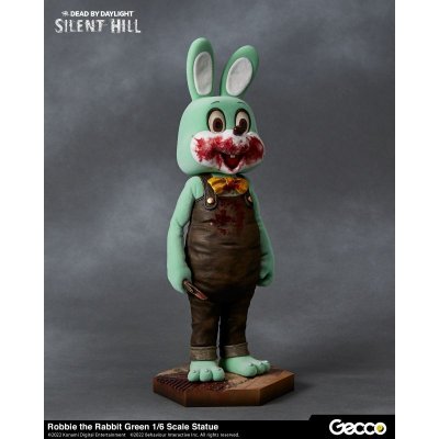Photo8: SILENT HILL x Dead by Daylight, Robbie the Rabbit Green 1/6 Scale Statue