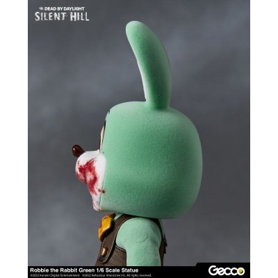Photo11: SILENT HILL x Dead by Daylight, Robbie the Rabbit Green 1/6 Scale Statue