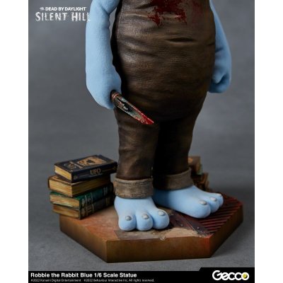 Photo12: SILENT HILL x Dead by Daylight, Robbie the Rabbit Blue 1/6 Scale Statue
