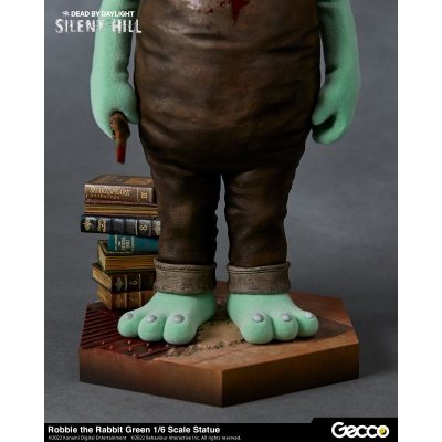 Photo12: SILENT HILL x Dead by Daylight, Robbie the Rabbit Green 1/6 Scale Statue