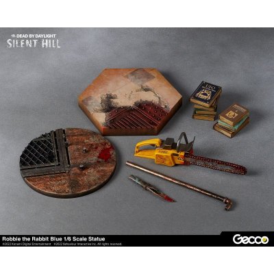 Photo18: SILENT HILL x Dead by Daylight, Robbie the Rabbit Blue 1/6 Scale Statue