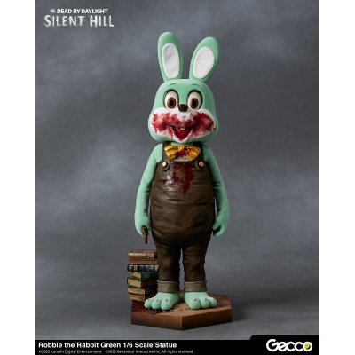 Photo1: SILENT HILL x Dead by Daylight, Robbie the Rabbit Green 1/6 Scale Statue